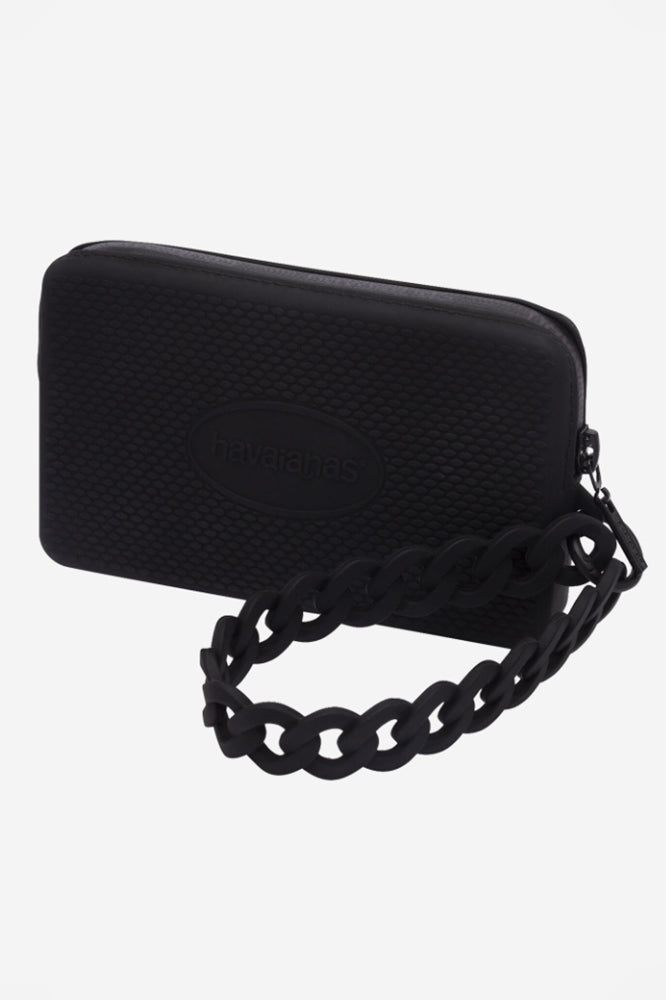 POCHETTE UNISEX NERO MINIBAGCHAIN NERO HAVAIANAS